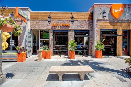 Orange outside of bar and lounge "Puesto" in La Jolla