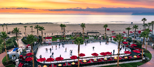 skating by the sea