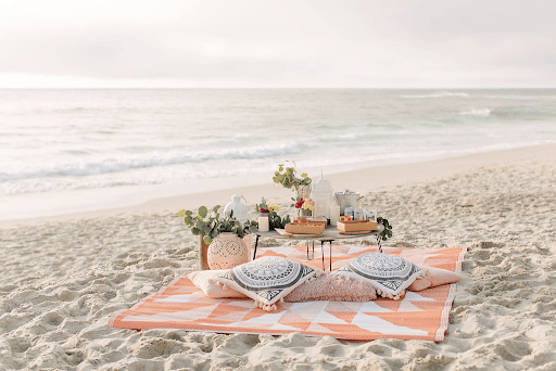 Torre pines beach picnic