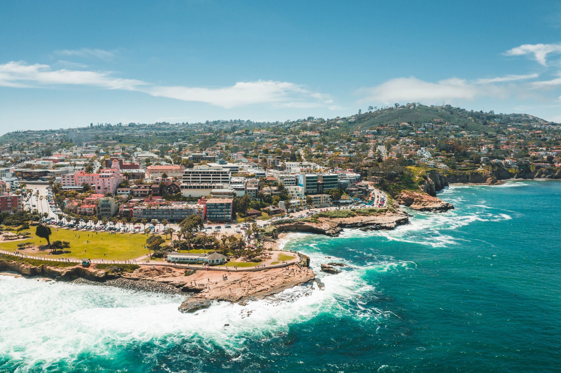 La Jolla aerial view