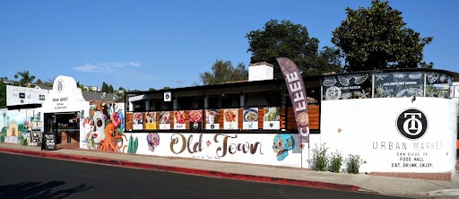 Old town urban market