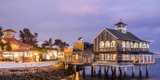 Beautiful house on water at Seaport Village