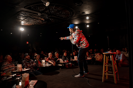 Local comedy show at the iconic Comedy Store