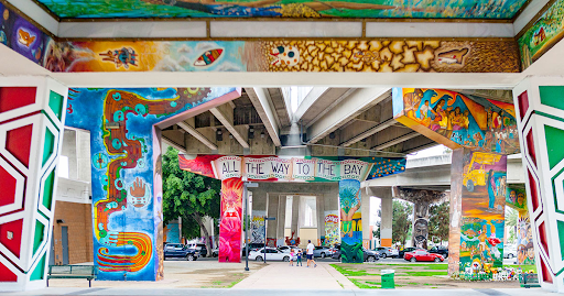 Vibrant frescos and murals at Chicano Park
