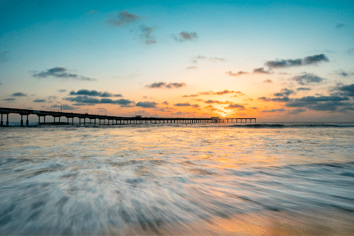 Stunning sunset at Ocean Beach