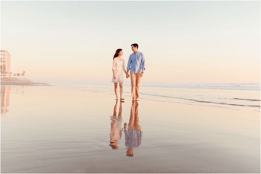 couple on the beach