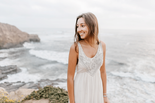 girl on Sunset Cliffs