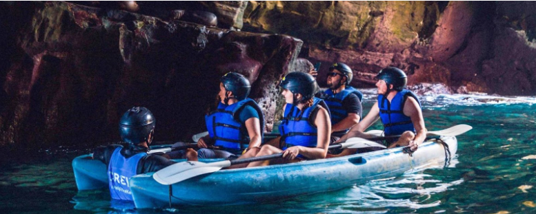 Sea caves in La Jolla
